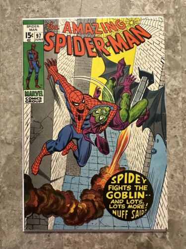 Amazing Spider-Man #97 6.5 FN+ (1971 Marvel Comics) - Glossy, Clean Copy