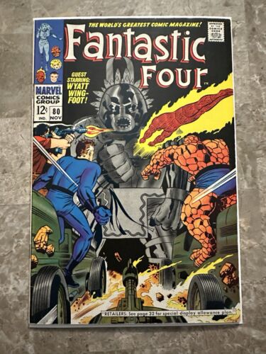 Fantastic Four #80 FN+ 6.5 (1968 Marvel Comics)