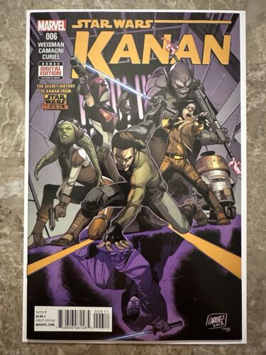 Star Wars Kanan The Last Padawan #6 VF/NM 9.0 (2015) - Press and Grade