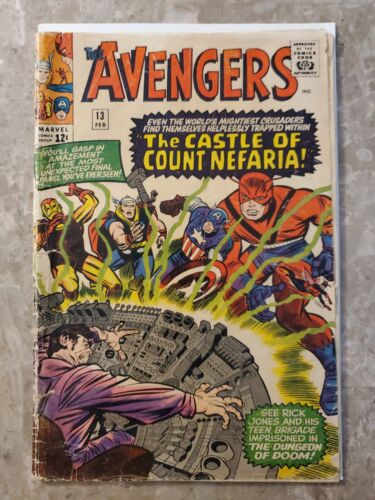 Vintage Avengers #13 (1st Series Marvel Comics) - Low Grade - Cover Attached