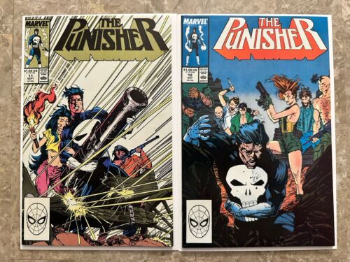 Punisher #11,12 NM (1988 Marvel Comics) - High Grade