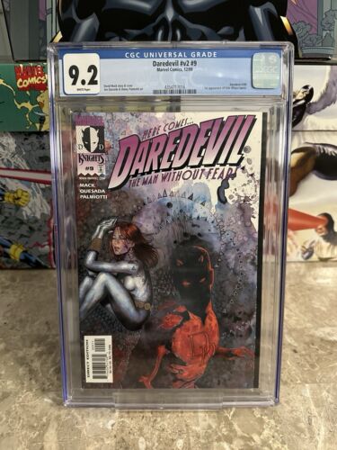 Daredevil Vol. 2 #9 CGC 9.2 WP 1st App of Echo (1999 Marvel Comics)