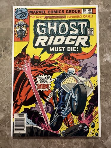 Ghost Rider #19 FN+ (1976 Marvel Comics) - Last 25c cover