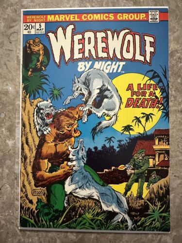 Werewolf by Night #5 FN+ 6.5 (Marvel Comics 1973) - Glossy Copy