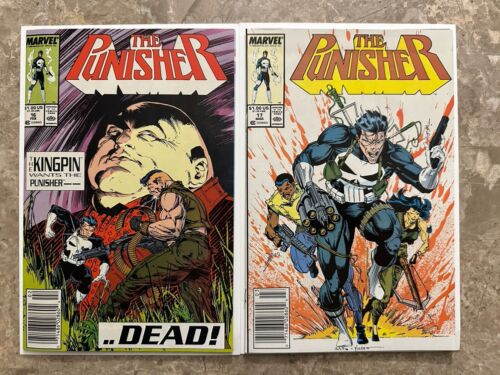 Punisher #16,17 Newsstand (1989 Marvel Comics) - Higher Grade