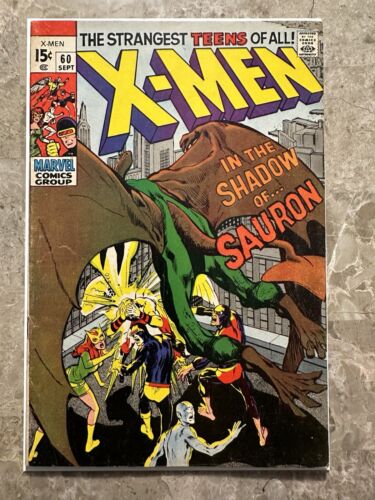 X-Men #60 FN+ (1969 Marvel Comics) - Key 1st Appearance of Sauron