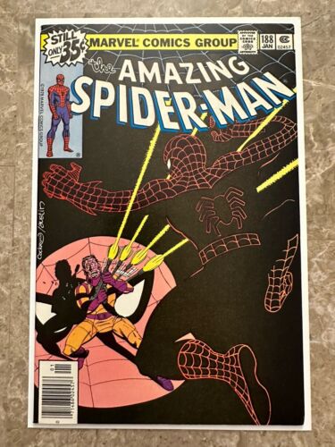 Amazing Spider-Man #188 Newsstand VF+ (1979 Marvel Comics) - Clean Copy