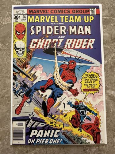 Marvel Team-Up #58 VF/NM (Marvel Comics 1977) - Spider-Man, Ghost Rider