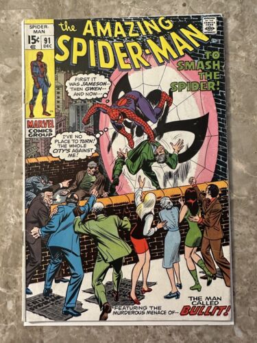 Amazing Spider-Man #91 (1970 Marvel Comics) - FN-