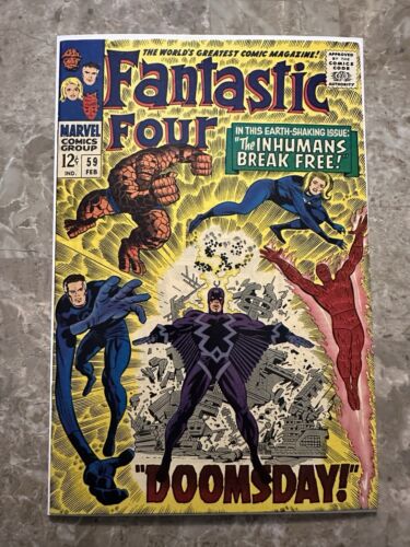 Fantastic Four #59 VF 8.0 (1967 Marvel Comics) - Nice copy