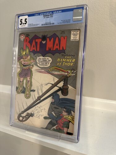 Batman #127 CGC 5.5 OW Pages (DC Comics 1959)