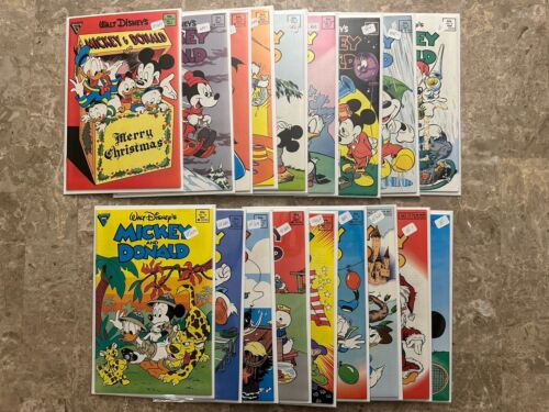 Walt Disney's Mickey and Donald #1-18  (Disney 1989) - Very High Grade