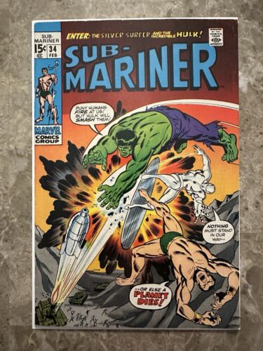 Sub-Mariner #34 FN/VF 7.0 (Marvel Comics 1971)