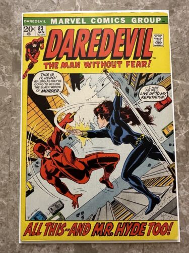 Daredevil #83 FN+ (1972 Marvel Comics) - Black Widow