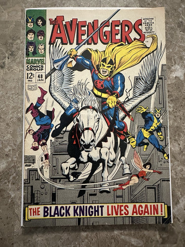 Avengers #48 FN- 5.5 (Marvel 1968) - 1st Black Knight Dane Whitman