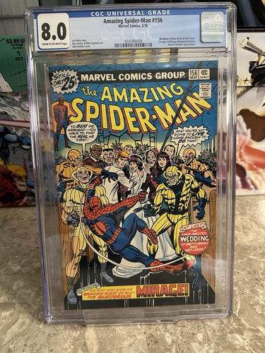 Amazing Spider-Man #156 CGC 8.0 (1976 Marvel)