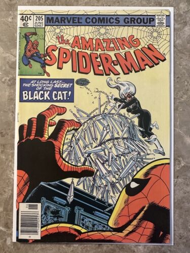 Amazing Spider-Man #205 Newsstand (1980 Marvel Comics) - FN/VF