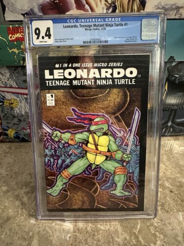 Leonardo, Teenage Mutant Ninja Turtle #1 CGC 9.4 WP (1986 Mirage)