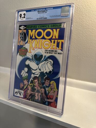 Moon Knight #1 CGC 9.2 White Pages (1980 Marvel Comics)