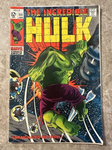 Incredible Hulk #111 (Marvel Comics 1969) - FN-