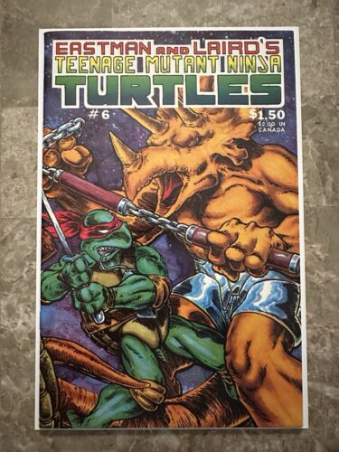 Teenage Mutant Ninja Turtles #6 1st Print VF/NM (1989 Mirage Studios)