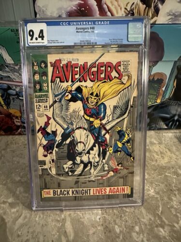 Avengers #48 CGC 9.4 OWTW (1968 Marvel) - Dane Whitman becomes Black Knight