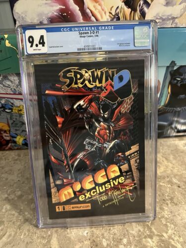 Spawn 3D #1 CGC 9.4 (2006 Rare Mocca Exclusive) - Brand New Case