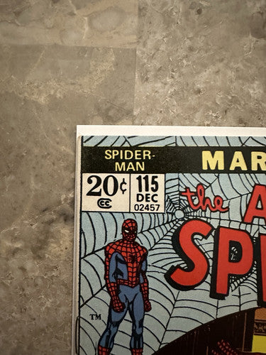 Amazing Spiderman #115 VF/NM 9.0 (Marvel Comics 1972) - Very high grade