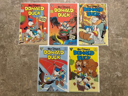 Donald Duck #256-260 7.5-9.2 (Gladstone 1987)