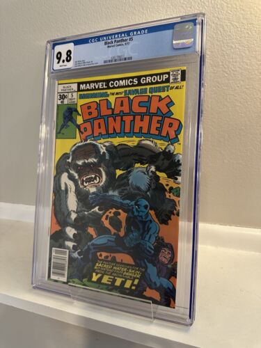 Black Panther #5 CGC 9.8 White Pages (1977 Marvel Comics)