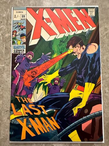 X-Men #59 FN/VF UK Edition (1969 Marvel Comics)