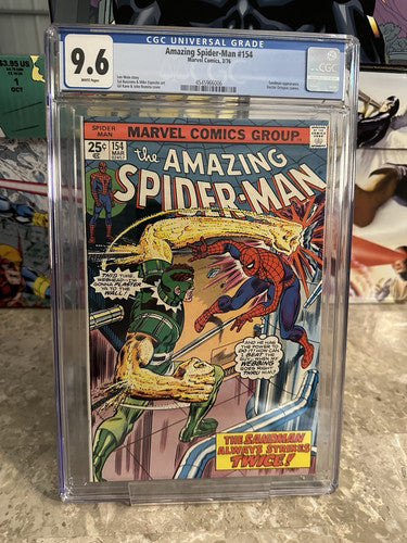 Amazing Spider-Man #154 CGC 9.6 WP (1976 Marvel)