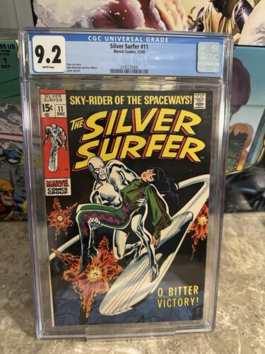 Silver Surfer #11 CGC 9.2 WP (1969 Marvel Comics)