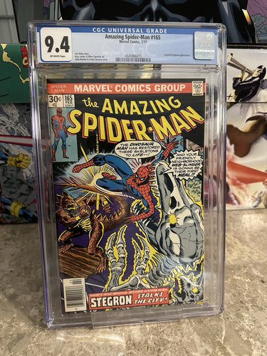 Amazing Spider-Man #165 CGC 9.4 OWP (1977 Marvel)