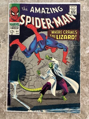 Amazing Spider-Man #44 VG 4.0 (1967 Marvel) - 2nd Appearance of Lizard