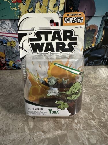 Star Wars: Clone Wars Television Show Yoda Figure (Hasbro) - New/Sealed