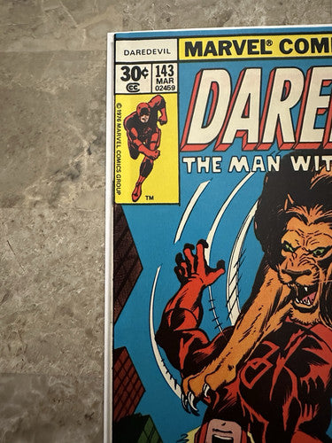 Daredevil #143 VF+ 8.5 (1976 Marvel Comics)