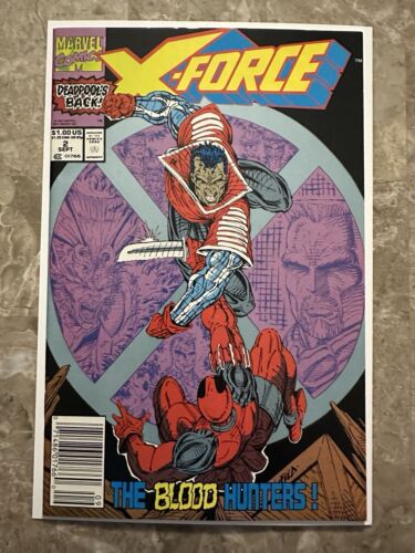 X-Force #2 Newsstand NM- 9.2 (Marvel Comics 1991)