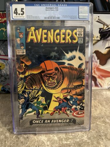 Avengers #23 CGC 4.5 OWTW Pages (1965 Marvel Comics) - 1st SA Romita Marvel