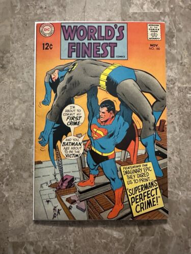 World's Finest #180 FN/VF 7.0-7.5 (DC Comics 1968) - Neil Adams, Beautiful Copy