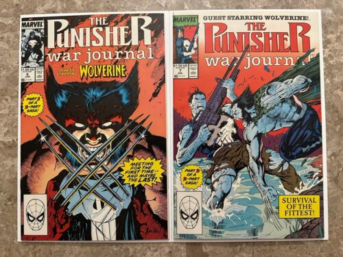 Punisher War Journal #6,7 9.2-9.8 NM (1989 Marvel) - Very High Grade