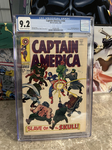 Captain America #104 CGC 9.2 OWTWP (1968 Marvel)