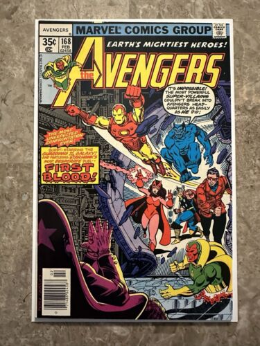 Avengers #168 VF+ 8.5 (Marvel Comics 1978)