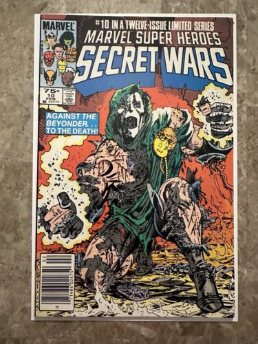 Marvel Super Heroes: Secret Wars #10 Newsstand VF- 7.5 (Marvel Comics 1985)