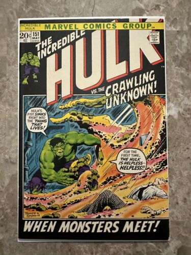 Incredible Hulk #151 VF- (Marvel Comics 1972)