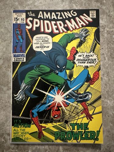 Amazing Spider-Man #93 8.0-8.5 VF (1971 Marvel Comics) - High Grade