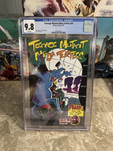 Teenage Mutant Ninja Turtles #38 CGC 9.8 WP (1991 Mirage)