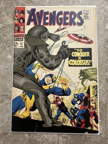 Avengers #37 FN- (Marvel Comics 1967) - Solid Copy