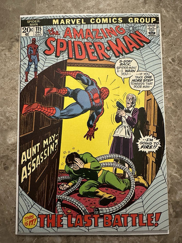 Amazing Spiderman #115 VF/NM 9.0 (Marvel Comics 1972) - Very high grade