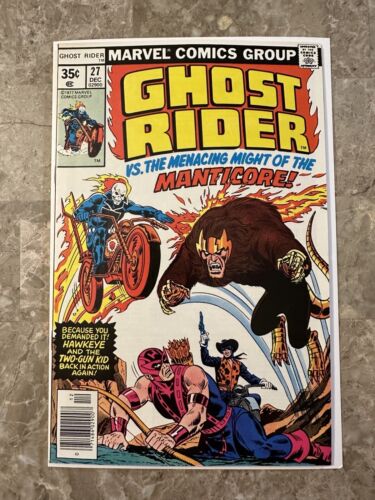 Ghost Rider #27 (1977 Marvel Comics) - VF+